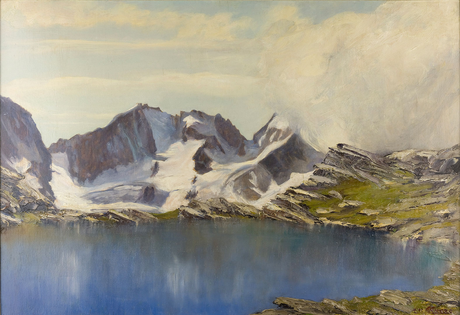Opera di Paolo Punzo, il pittore della montagna.