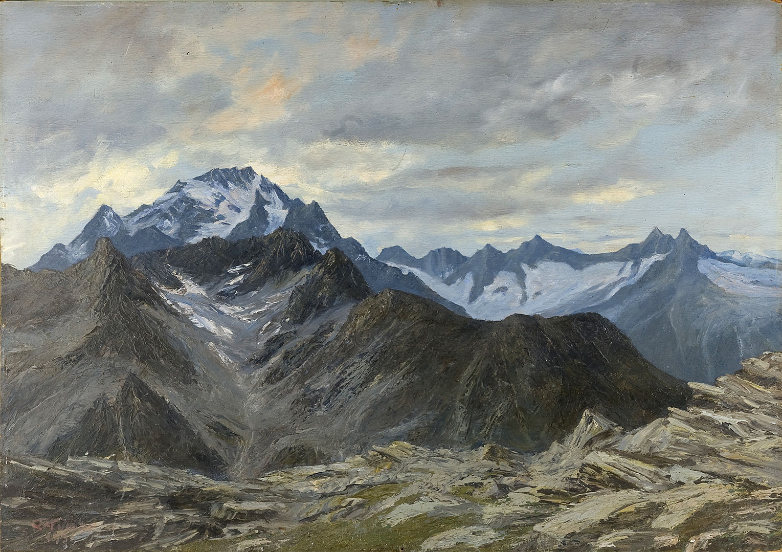 Opera di Paolo Punzo, il pittore della montagna.