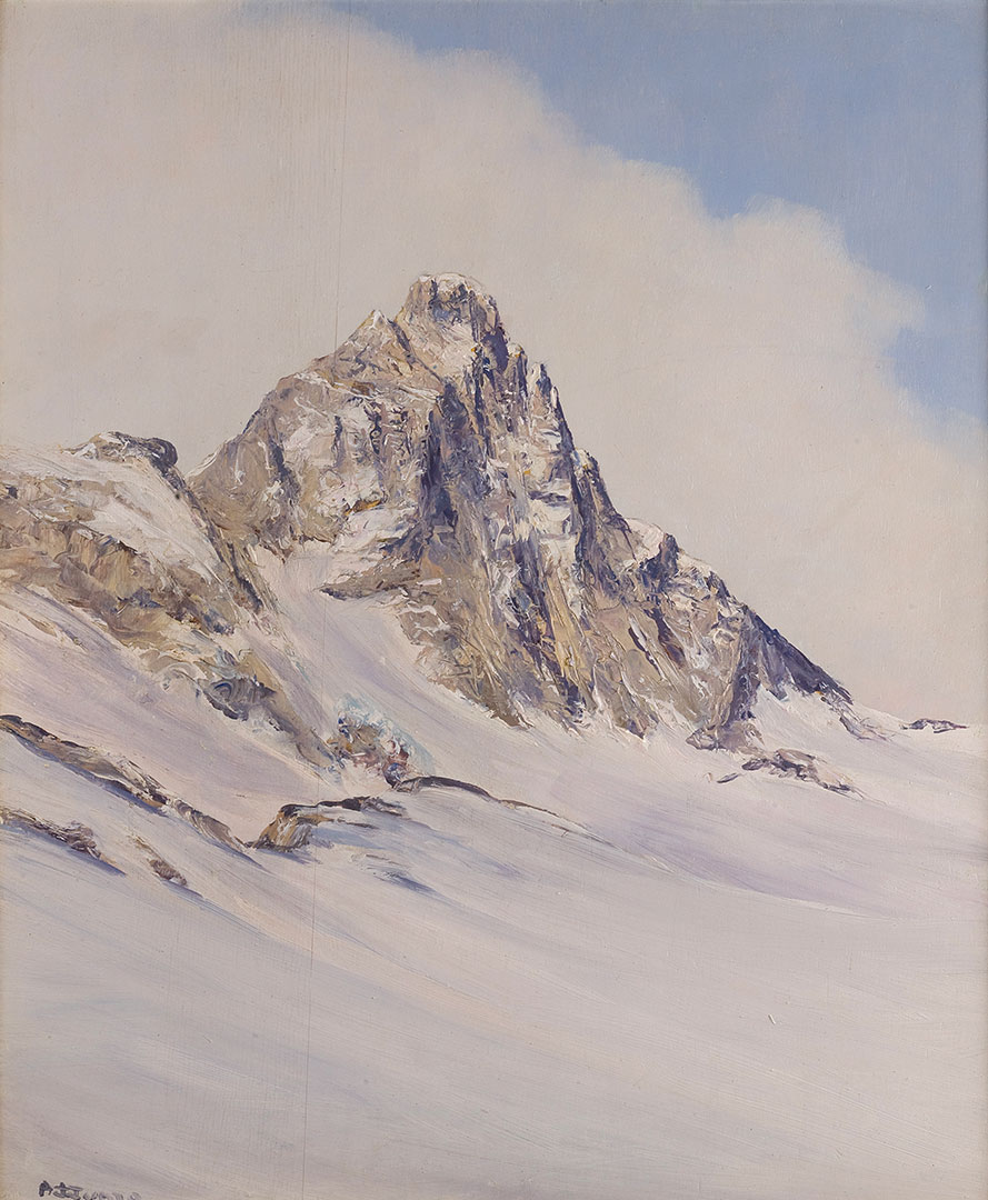 Opera di Paolo Punzo, il pittore della montagna.
